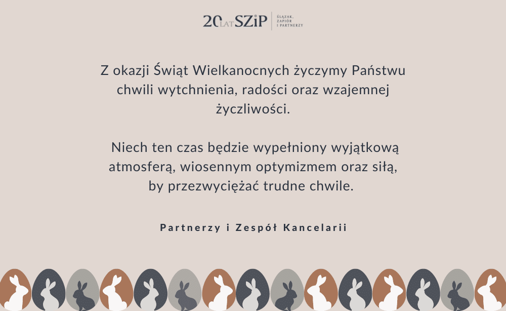 Spokojnych Świąt Wielkanocnych!