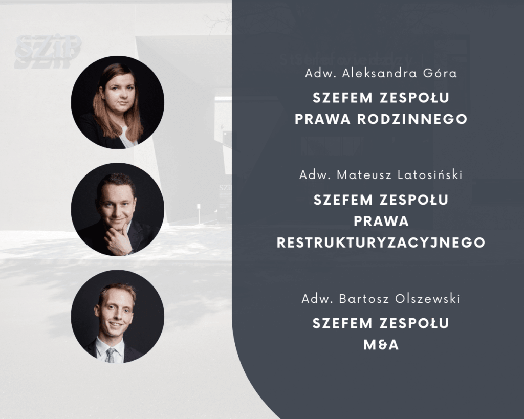 Nowi Szefowie Zespołów w Kancelarii!