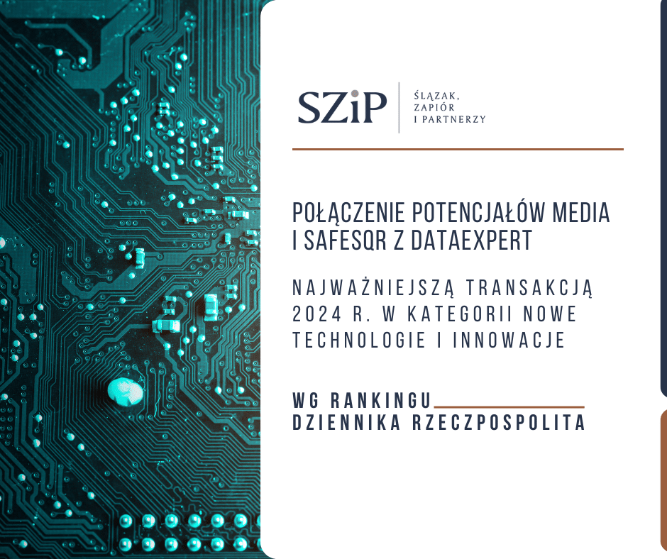 Połączenie potencjałów Media i Safesqr z DataExpert najważniejszą transakcją 2024 r. w kategorii nowe technologie i innowacje